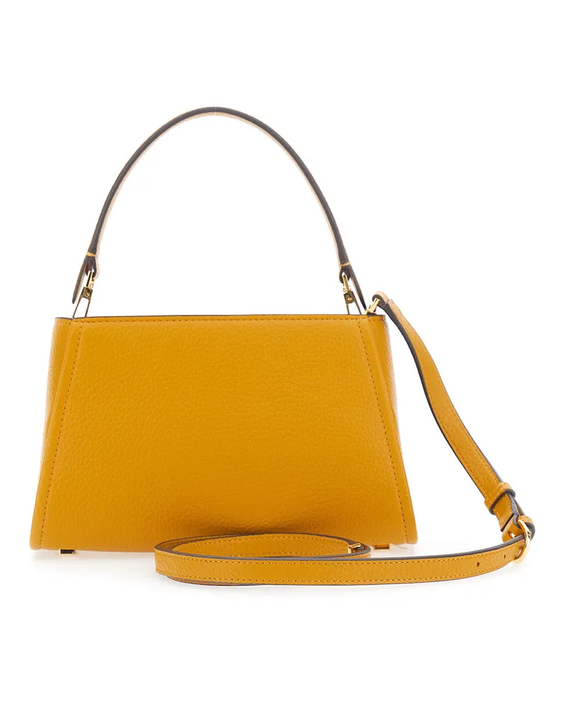 Elisabetta Franchi Women's Ecoleather Handbag Brown Handbags Hand Bags Yellow