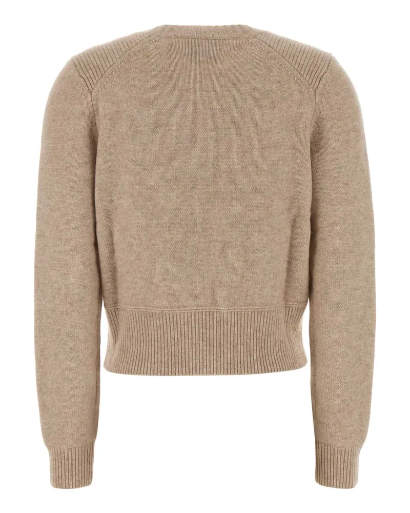 Isabel Marant Merino Wool Blend Sweater — Beige Beige