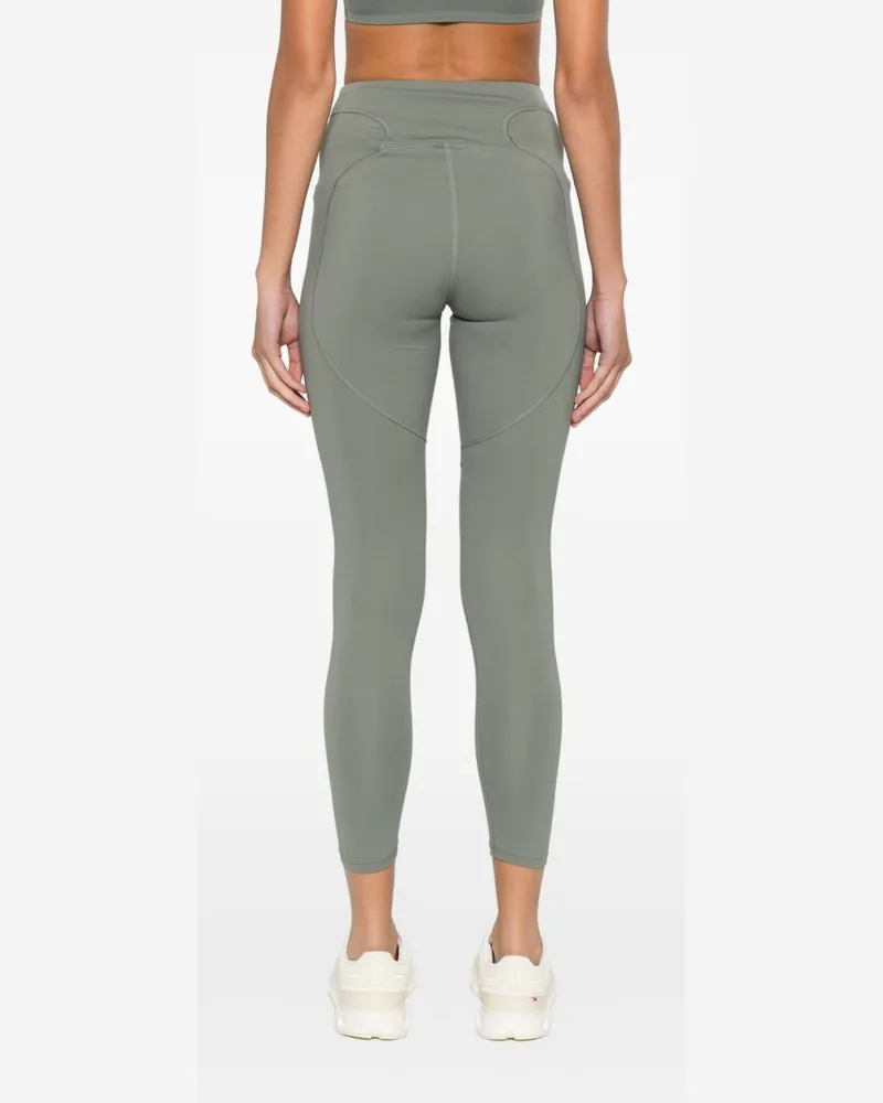 adidas Circular Panel Detail Leggings — Sage Green Sage