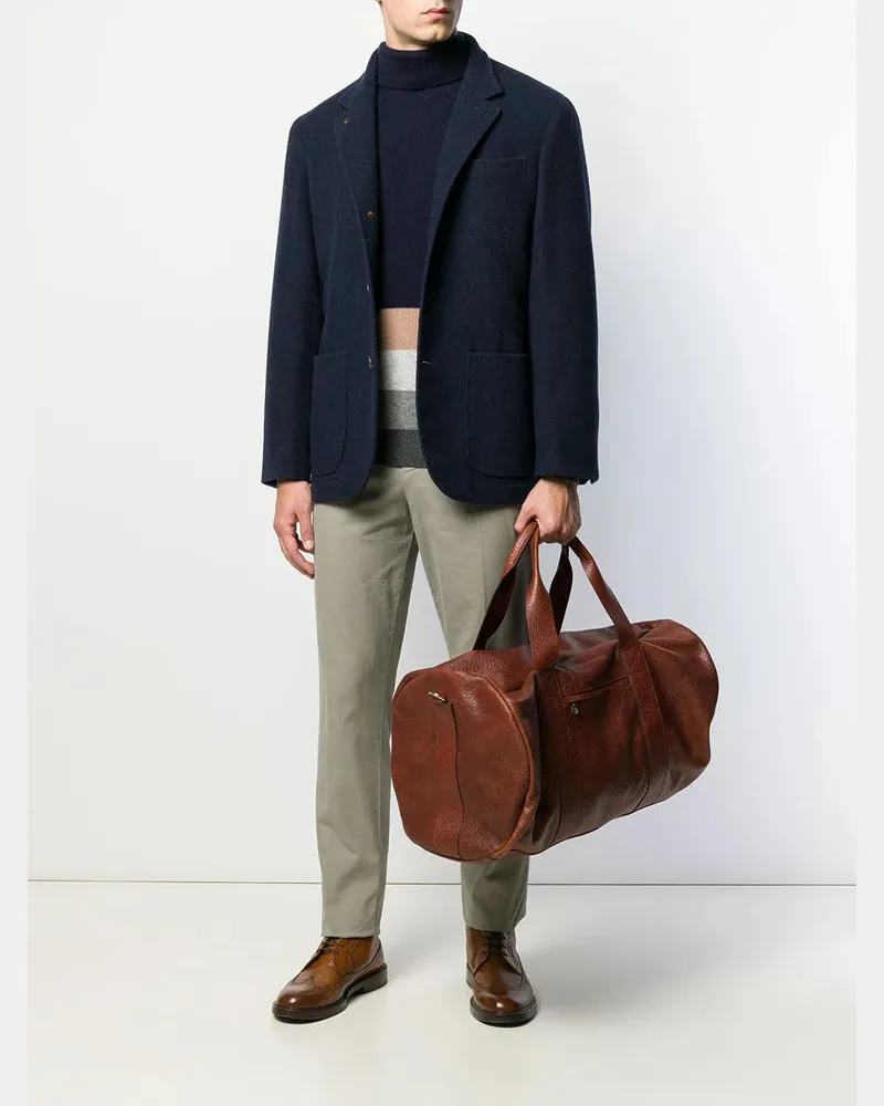 Brunello Cucinelli Men's Single Breasted Blazer Navy Ss26 M Navy