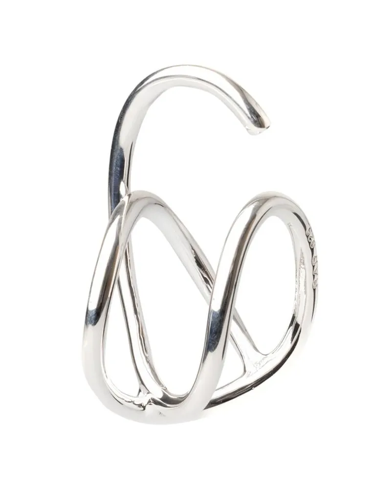 Bar Jewellery Oscillate Ear Cuff — Silver Silver