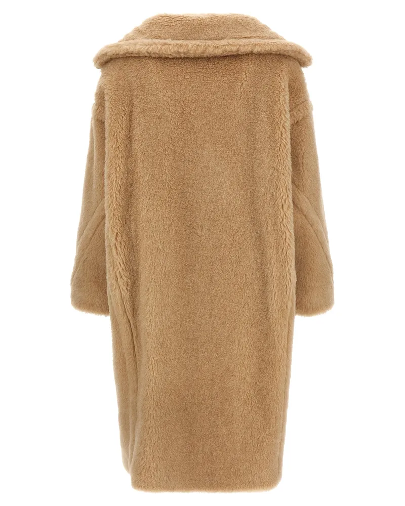 Max Mara Women's Beige Alpaca Leather Coat Clothing Beige
