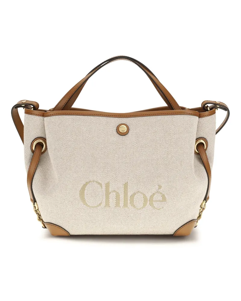 Chloé Clover Shoulder Bag — Brown Brown
