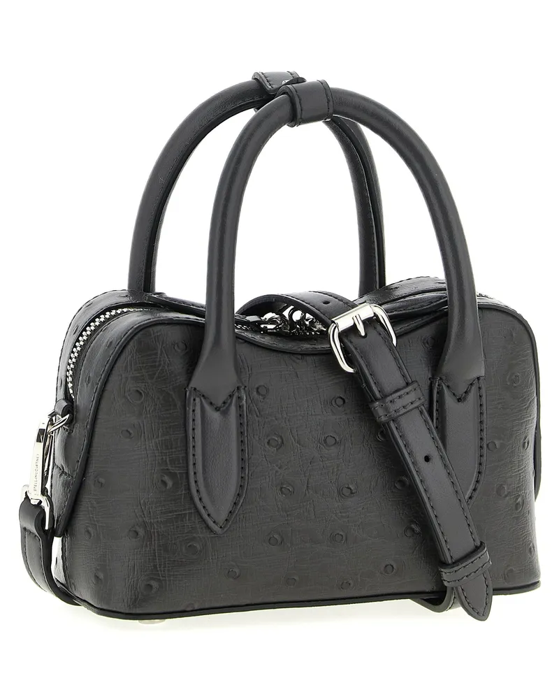 Stella McCartney Women's Ryder Tiny Top Handle Bag Gray Hemp Lyocell Gray