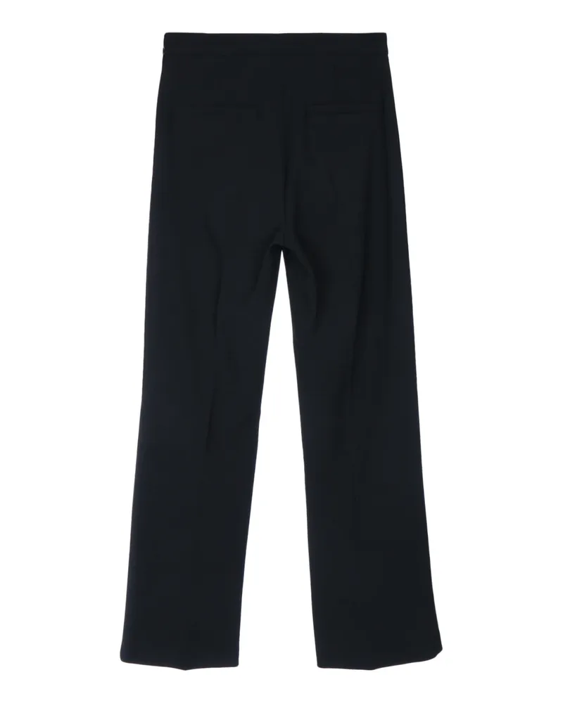 Elisabetta Franchi Wide-Leg Trousers — Black Black