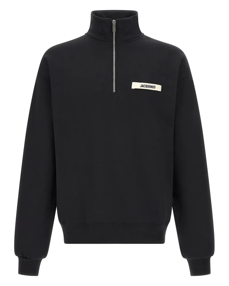 Jacquemus Le Camionneur Sweatshirt — Black Black