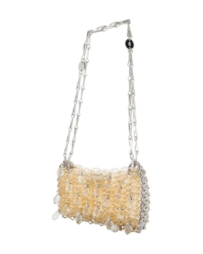 Paco Rabanne Women's Shoulder Bag -  Acetate Pink Shoulder-Hobo-Bags Gold