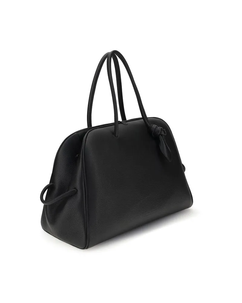 Jacquemus Women's Black Calf Leather Bos Taurus Handbag Bag Black
