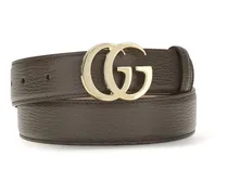 Grained Calf Leather Belt — Brown