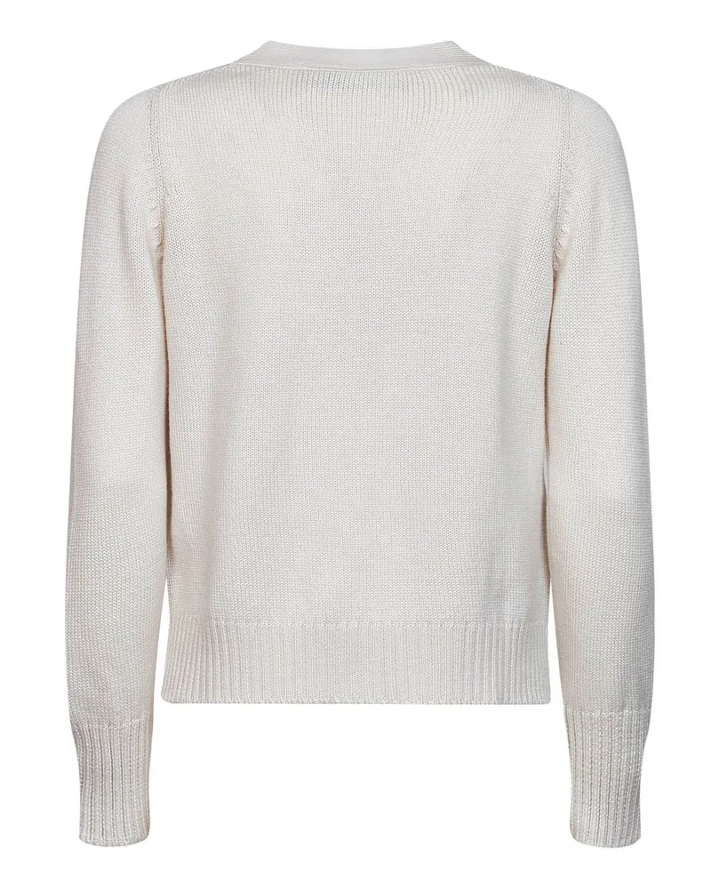 Blanca Women's Cardigan Virgin Wool Beige Cardigans Sweater Beige