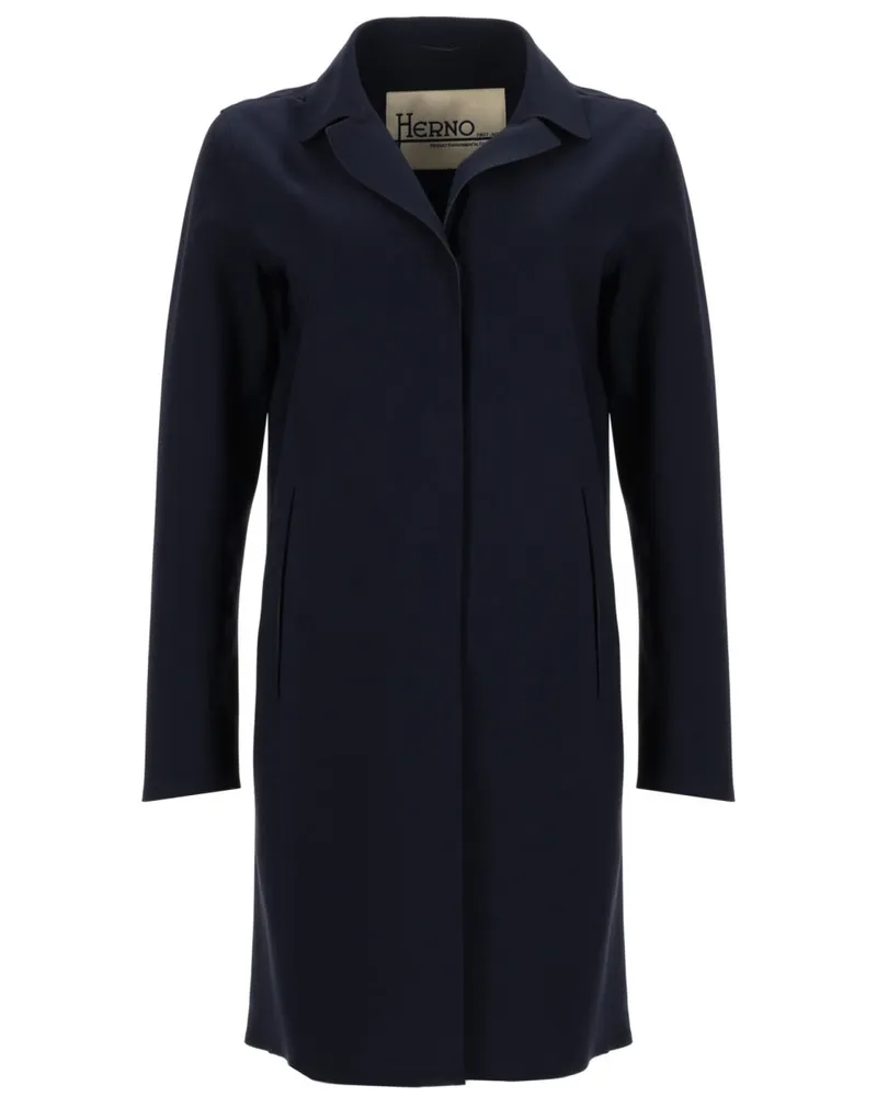 Herno Polyamide Elastane Raincoat — Blue Blue