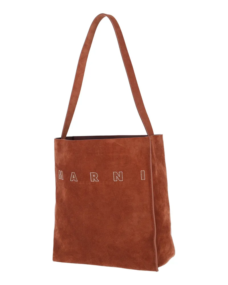 Marni Women's Bags Brown Calf Leather Brown