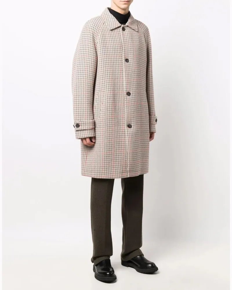 HUGO BOSS Men's Boss X Russell Athletic Dejam Houndstooth Coat Multiple Colors Clothing > & Jackets Beige