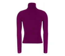 Women Corps Sweater Purple Cashmere Wool Silk