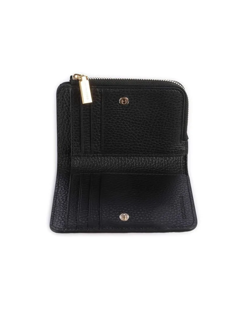 Coccinelle Women's Wallet Black Cowhide Bags Black