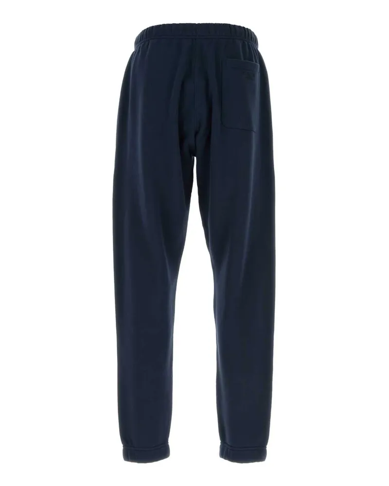 Kenzo Men's Navy Blue Cotton Joggers Navyblue Exterior: Pantaloni Navy