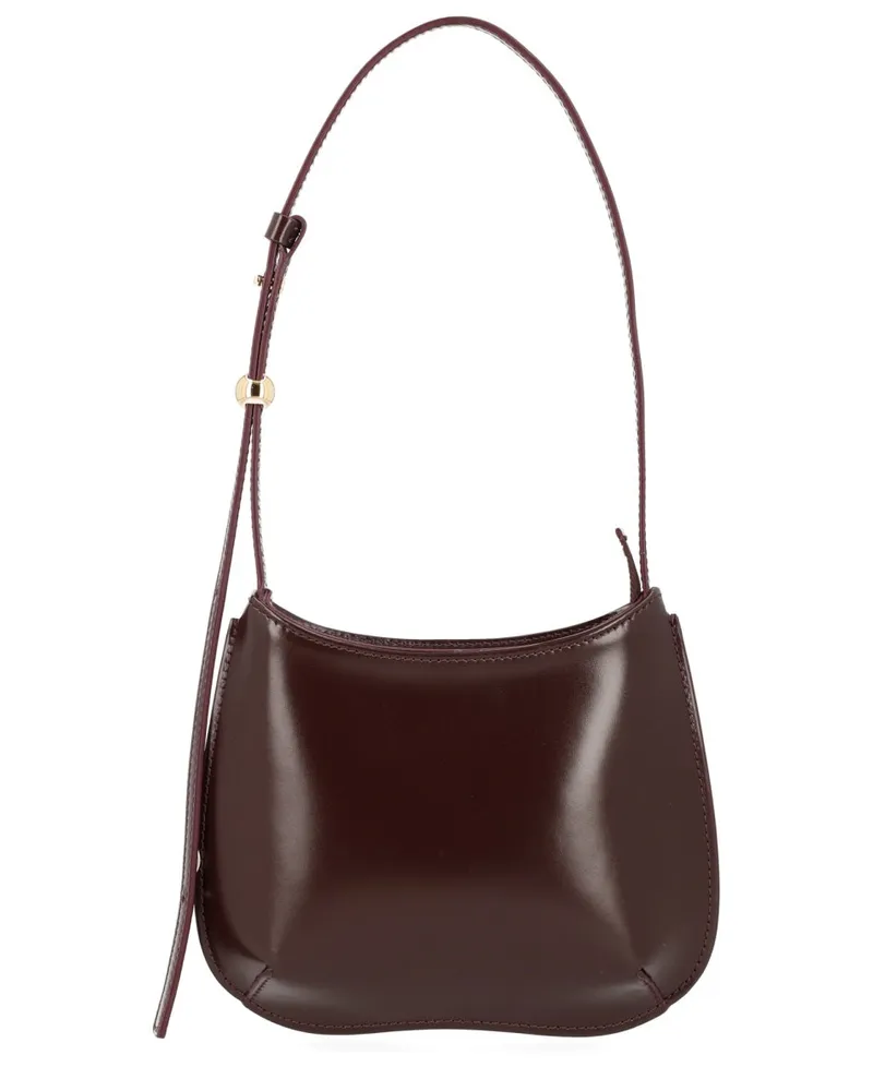 Jacquemus Calf Leather Shoulder Bag — Brown Brown
