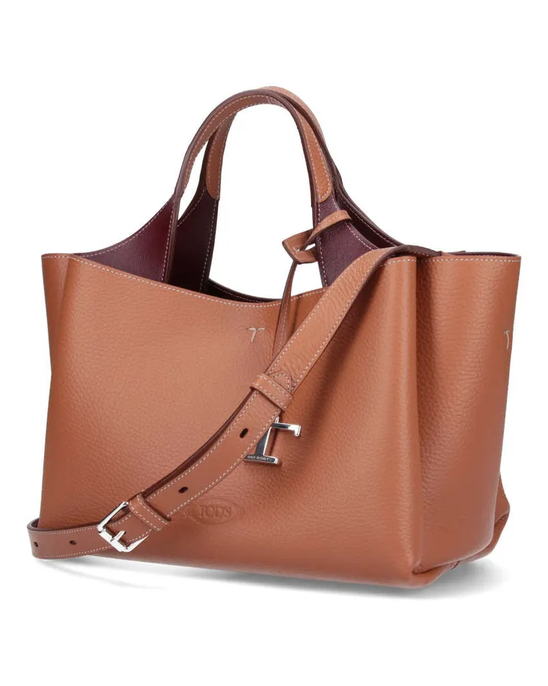 TOD'S Women's Bags Brown Calf Leather Brown