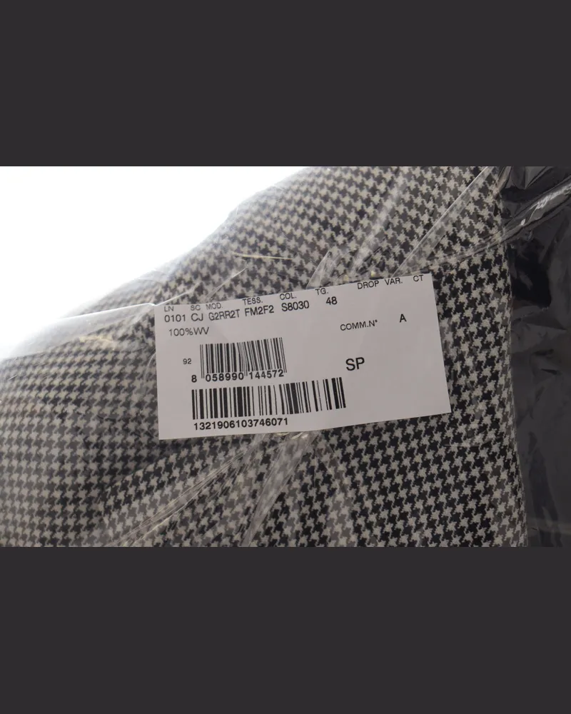 Dolce & Gabbana Men's Gray Checkered Single Breasted Jacket Blazer Virgin Wool Clothing Gray