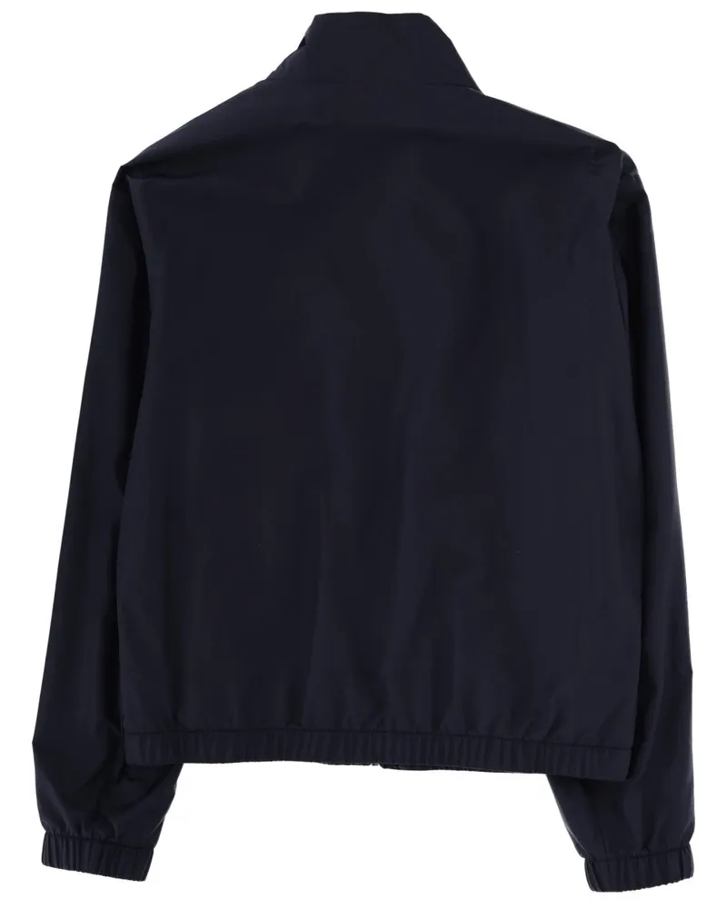 HUGO BOSS Zip-Closure Polyester Jacket — Blue Blue