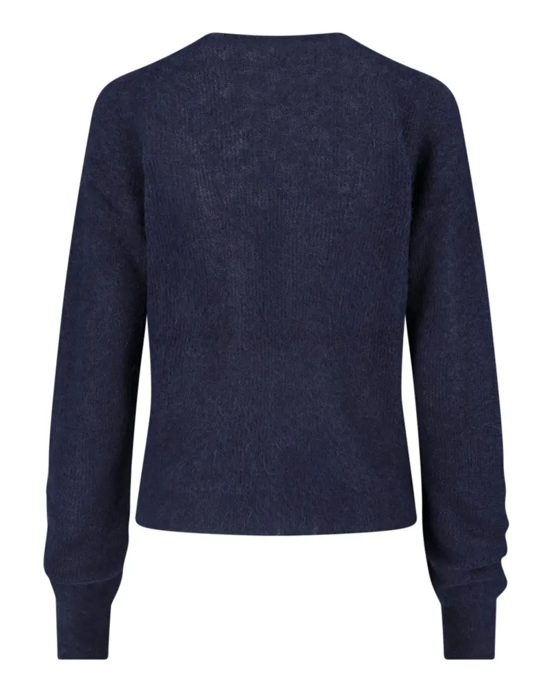 AURALEE Women's Sweaters Blue Alpaca Navy