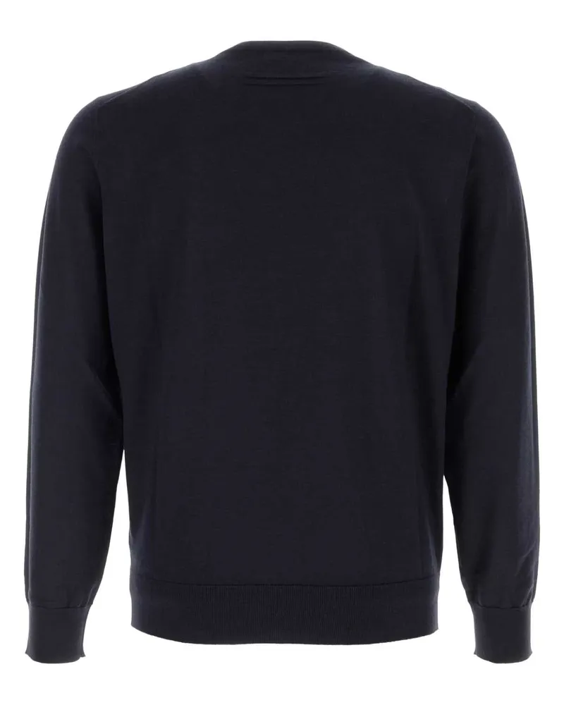 Ermenegildo Zegna Cashmere-Silk Blend Sweater — Black Black