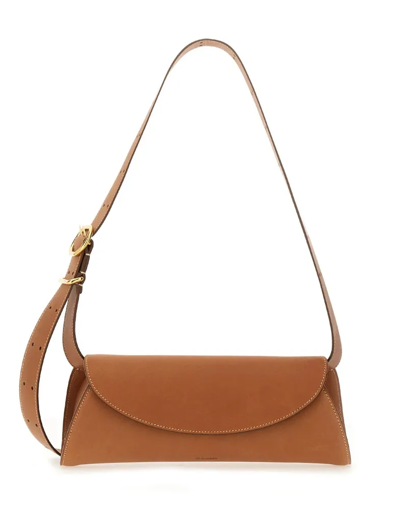 Jil Sander Cannoli Shoulder Bag — Brown Brown