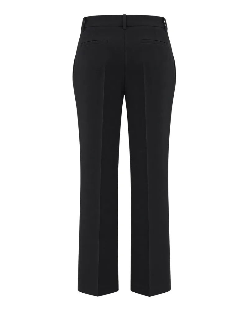 P.A.R.O.S.H. P.A.R.O H. Tailored Straight-Leg Trousers — Black Black