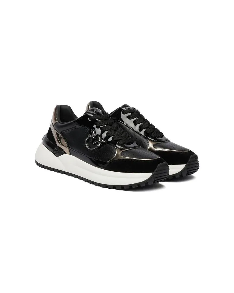Pinko Women's Sneakers Black Footwear Sports Black