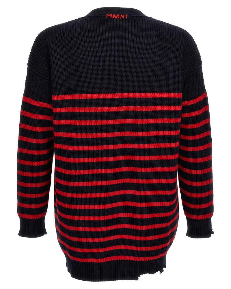 Marni Men Multicolor Virgin Wool Cardigan Clothing Black