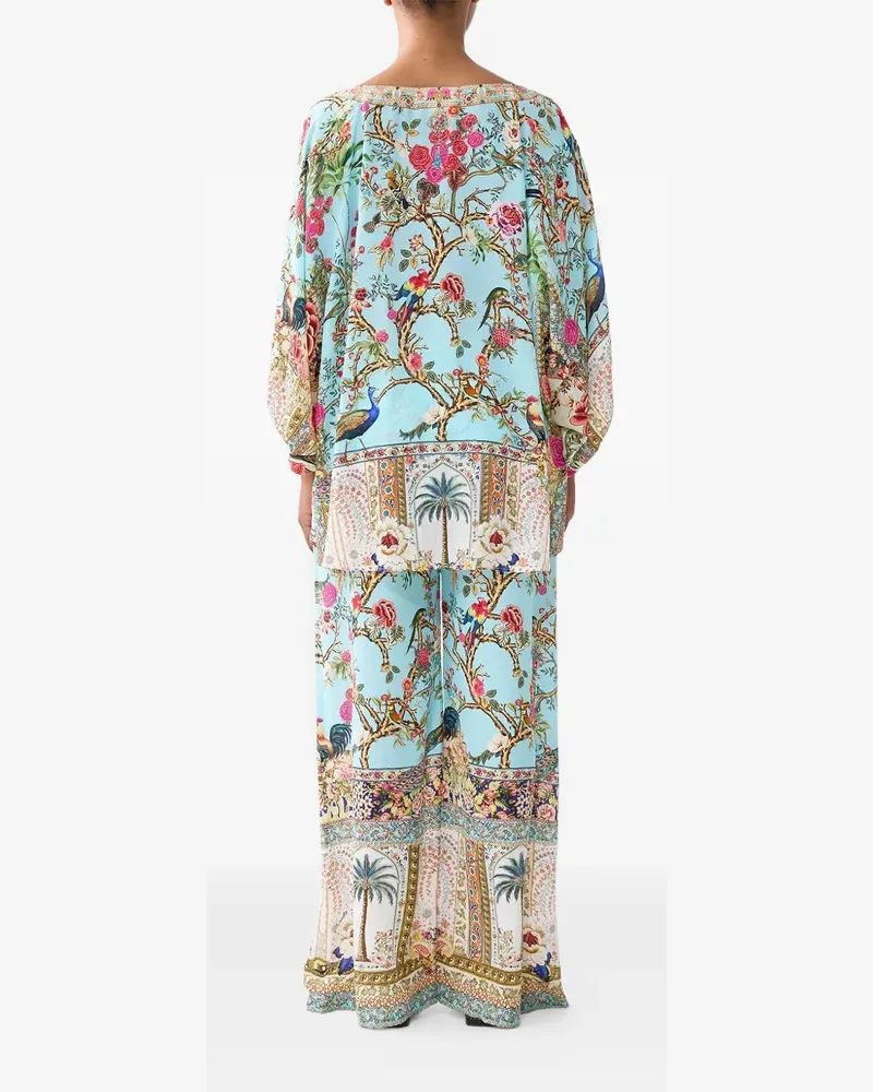 Camilla Women's Sultans And Queens Tie-Detail Blouse Ss26 W Light