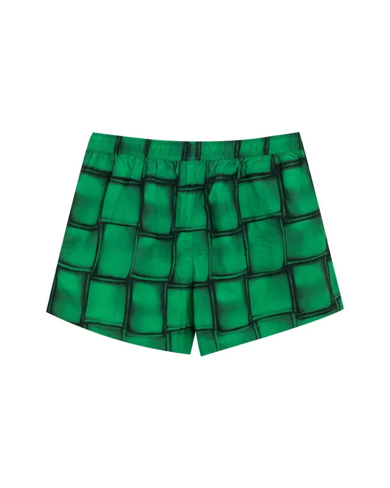 Bottega Veneta Men's Green Polyamide Swim Shorts Green