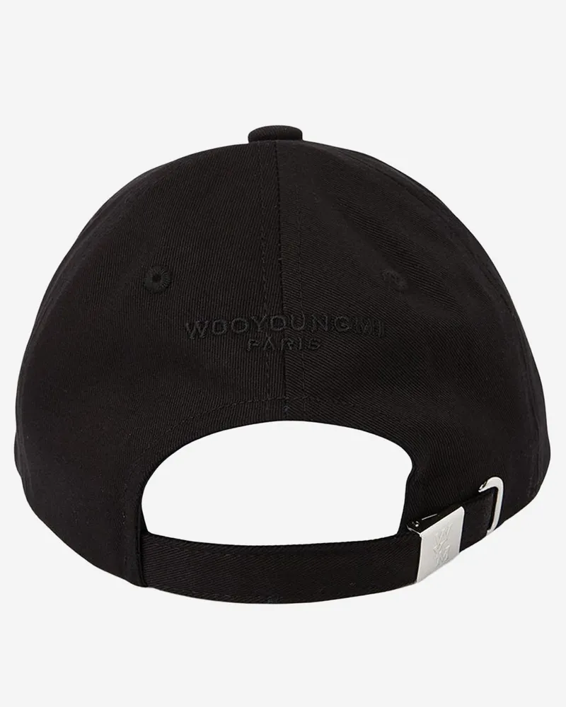 Wooyoungmi Men's Baseball Cap Cotton Black Hat Black