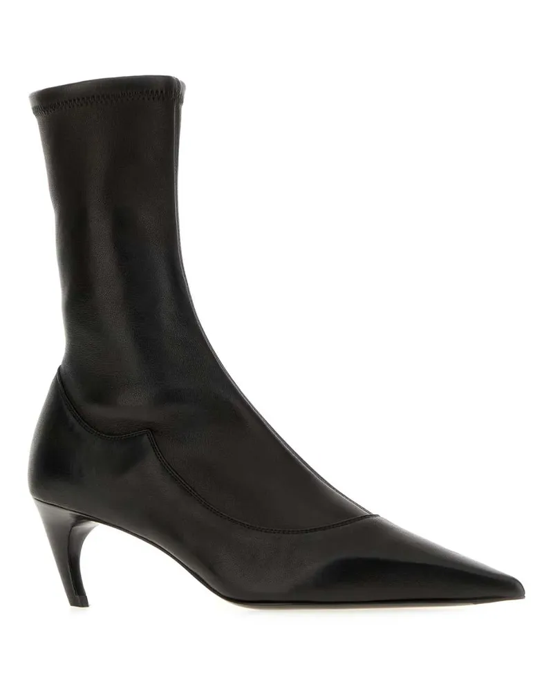 KHAITE Valerie Ankle Boot — Black Black