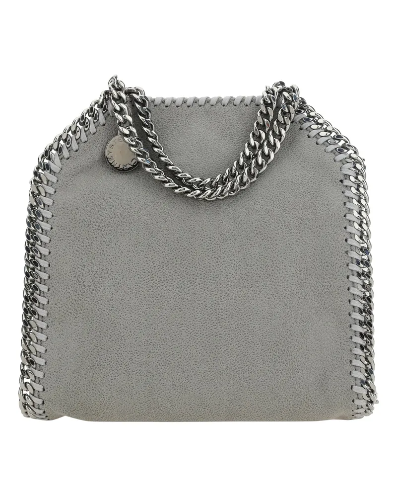 Stella McCartney Women's Handbag Tiny Shaggy Light Grey Polyester Handbags Hand Bags Gray