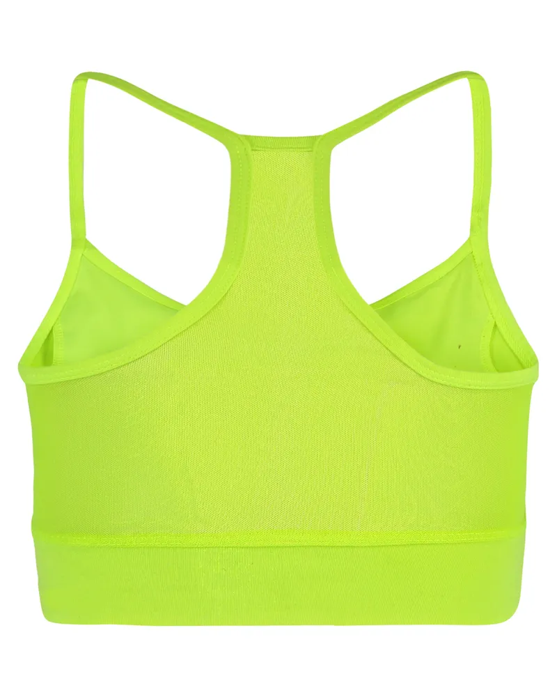 Electric & Rose Women's Sporty Top Neon Green Nylon Tops Green