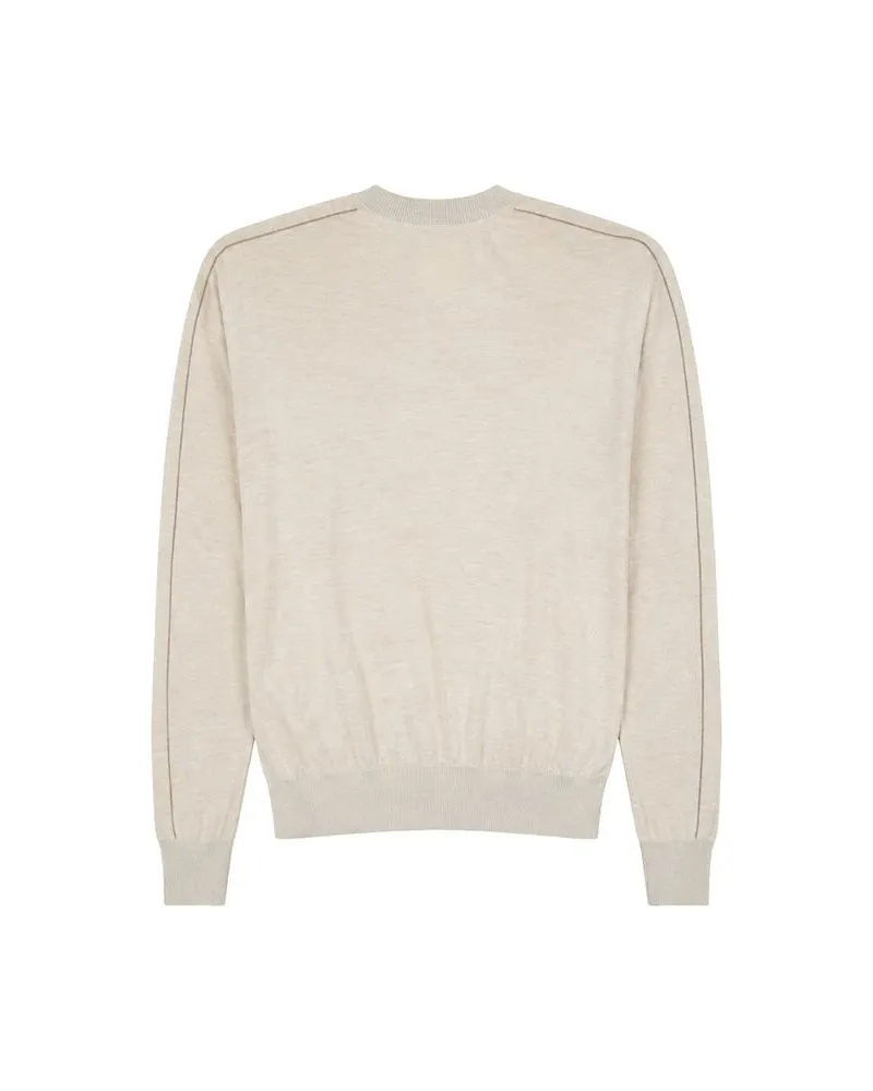 Brunello Cucinelli Women Beige Cashmere Sweatshirt Clothing Beige