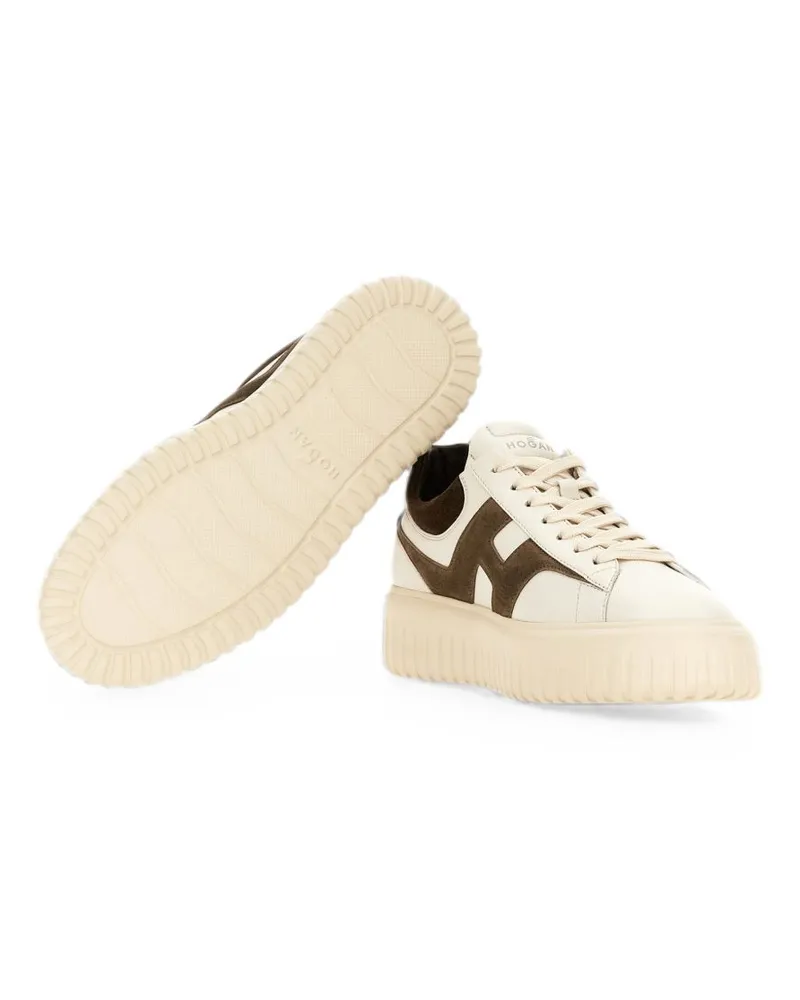 Hogan H-Stripes Sneaker — White White