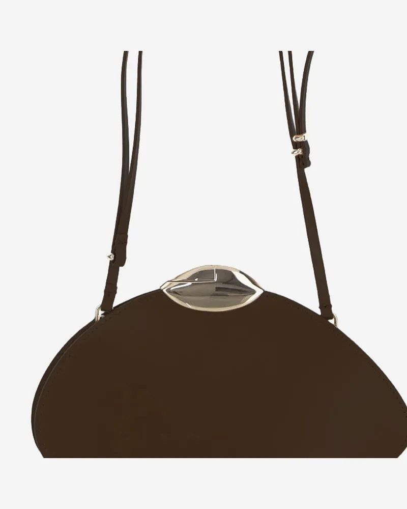 Benedetta Bruzziches Women's Belle De Jour Leather Shoulder Bag Brown Brown