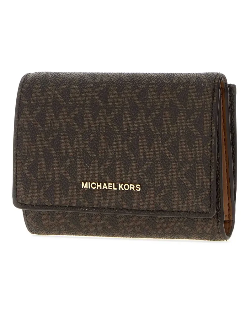 Michael Kors Trifold Wallet — Brown Brown