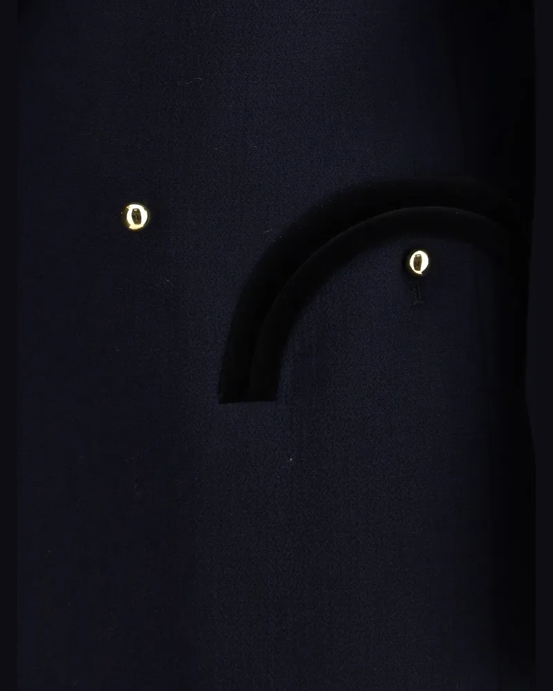 Blazé Milano Women's Blazer Jacket Resolute Everyday Navy Fleece Wool (ovis Aries) Blazers Navy