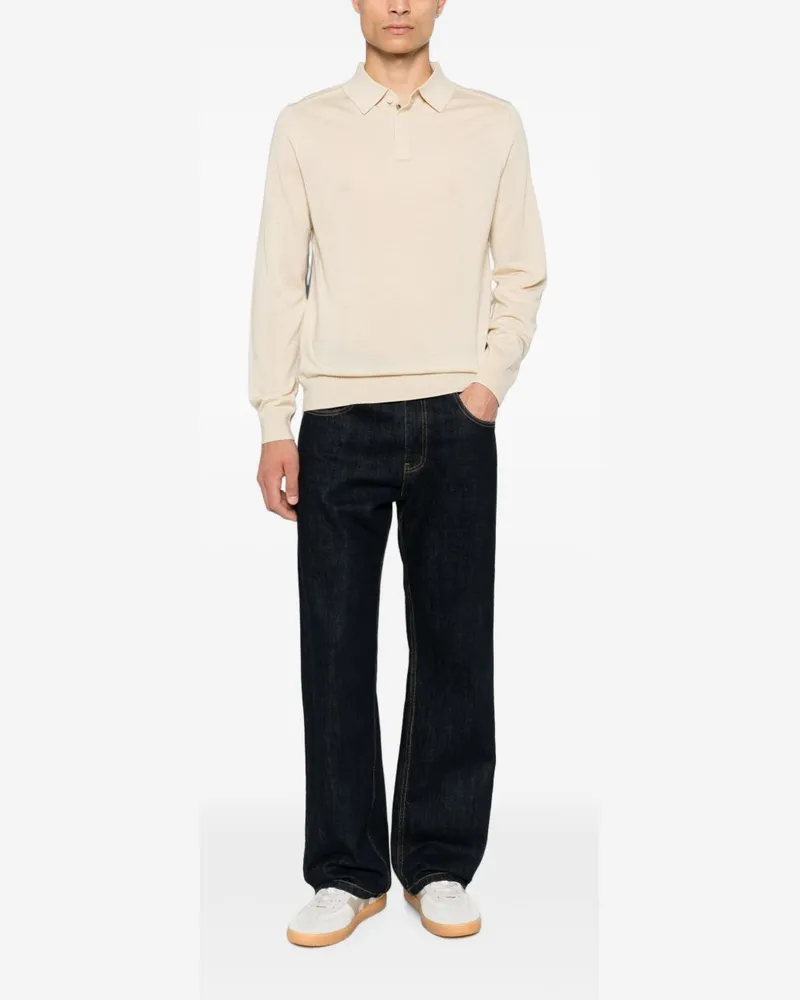 Paul Smith Wool Polo — Beige Beige