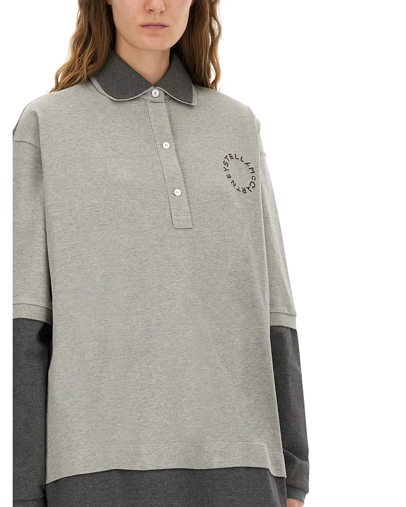 Stella McCartney Cotton Polo — Gray Gray