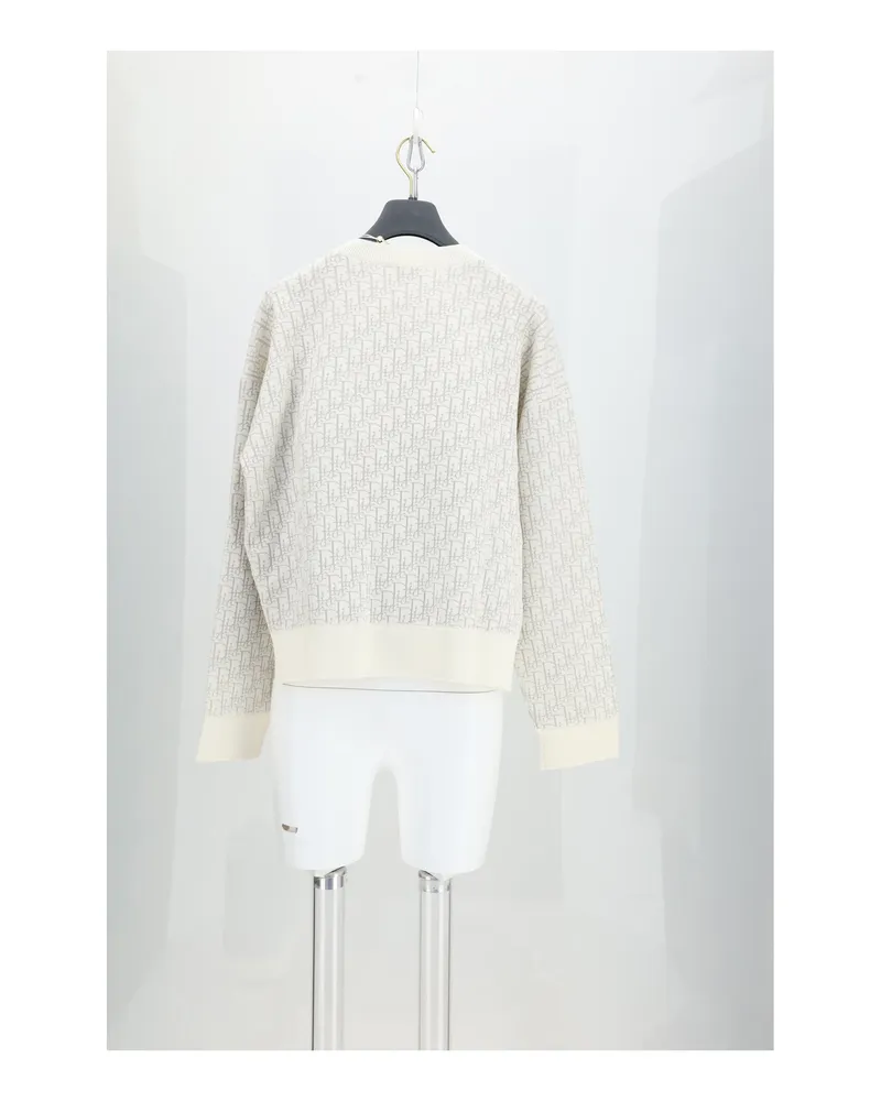 Dior Women's Knit Pullover White Sweater White