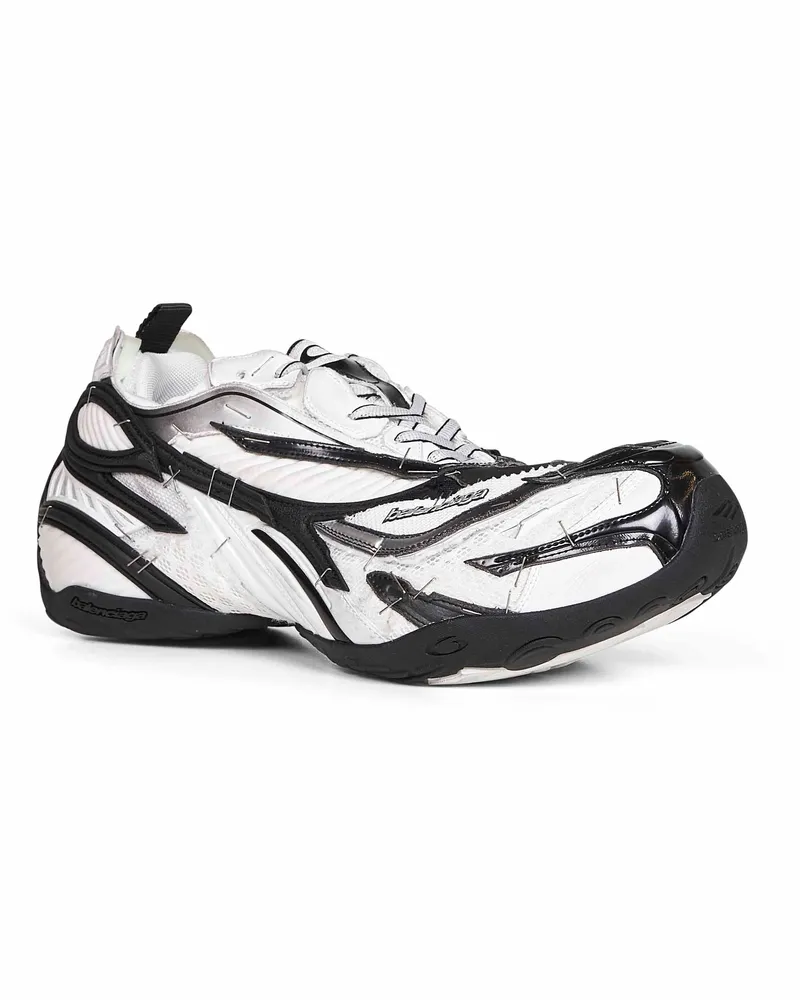 Balenciaga Men's Trainers Multicolour Polyurethane Sneaker Black