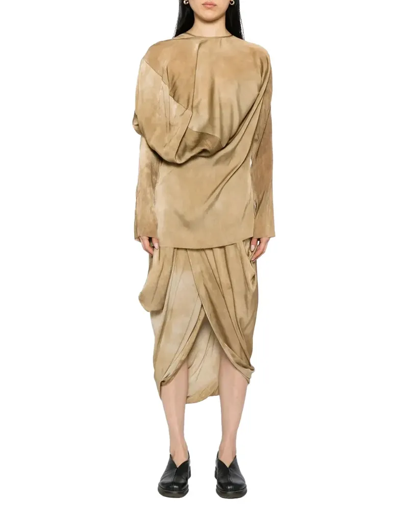 Uma Wang Gink Skirt — Brown Brown