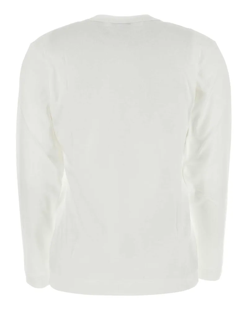 Comme des Garçons Sleeve Long-Sleeve T-Shirt — White White