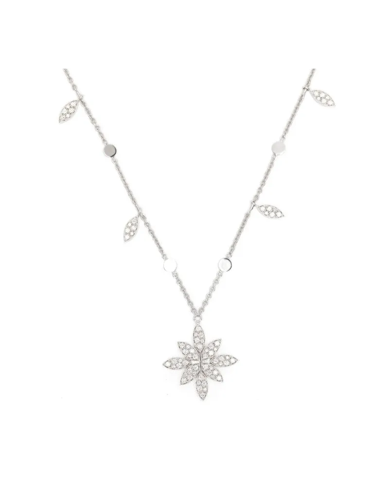 Pasquale Bruni 18kt White Gold Ghirlanda Diamond Necklace Ss26 W White