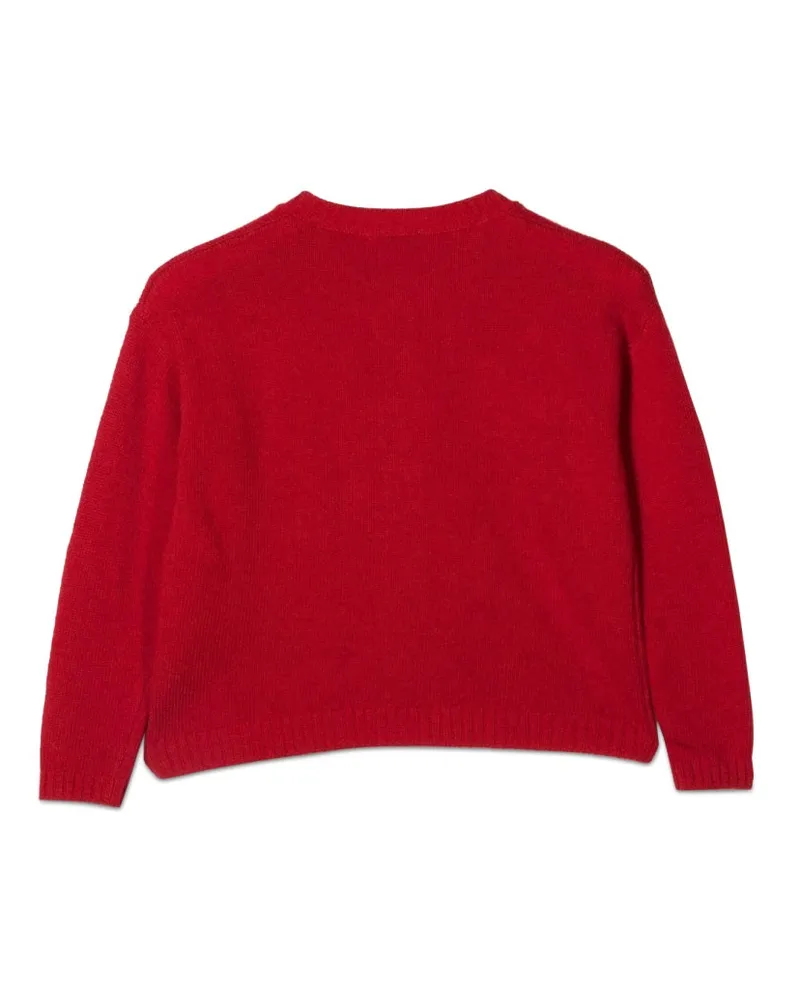 Il Gufo Golfino Tricot Sweater — Red Red