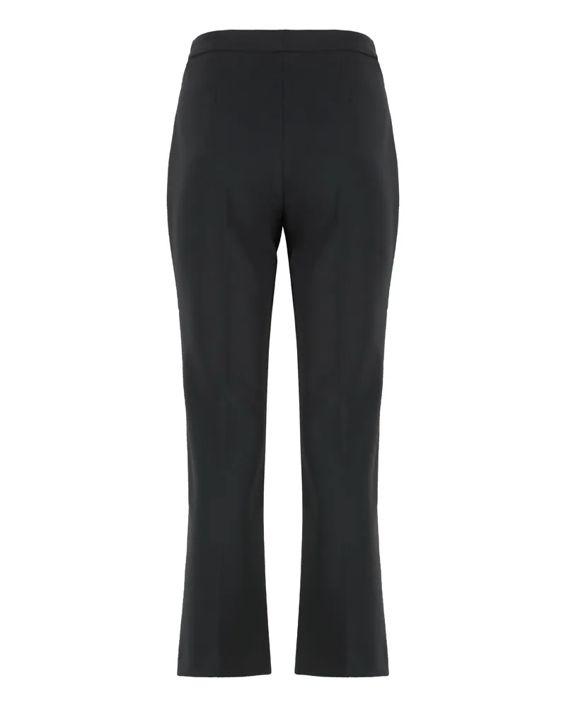 Elisabetta Franchi Women's Trousers Double Crepe Black Polyester Skinny Black